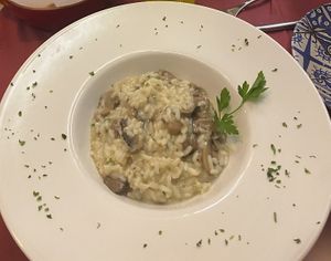 Veganes Pilzrisotto  at Al Corner in Venice