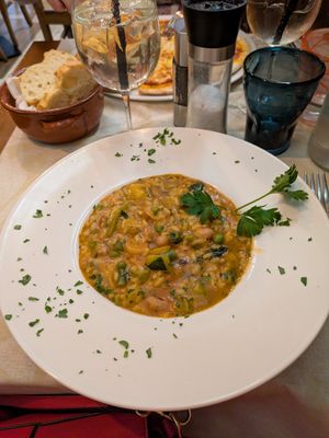 Vegetable risotto at Al Corner in Venice