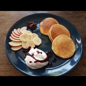 Pancakes at Café Rebel Milo in Leipzig