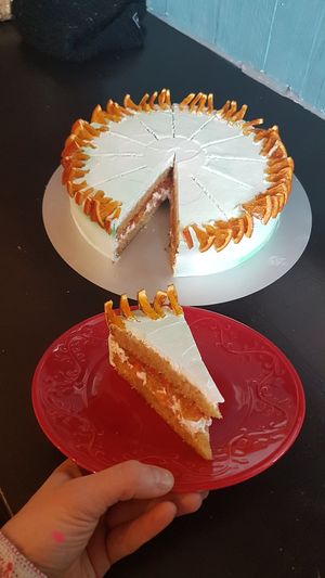 Apple-Orange Cake at Café Rebel Milo in Leipzig