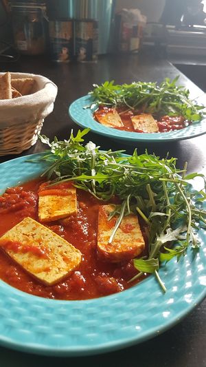 Iranian Style Shakshuka at Café Rebel Milo in Leipzig