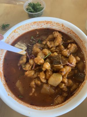 Vegan Pazole at La Chaiteria in Tucson