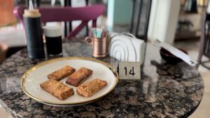 Tofu steaks (really good! 🫠)  at Matcha Café in Dakar