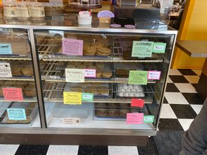Vegan goodies!  at Positively 3rd Street Bakery in Duluth
