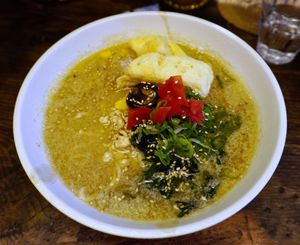Miso ramen at Itadakizen Paris in Paris