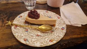 Cheesecake yuzu at Itadakizen Paris in Paris