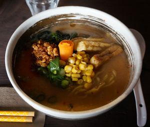 Spicy ramen at Itadakizen Paris in Paris