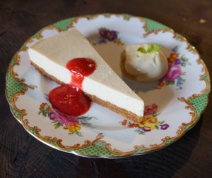 Cheesecake at Itadakizen Paris in Paris