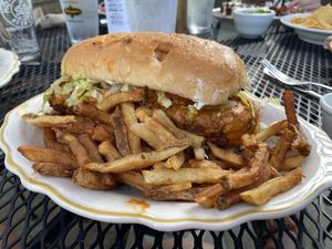 Chickun Sandwich  at Village Taco in Columbus