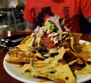 Nachos at Village Taco in Columbus