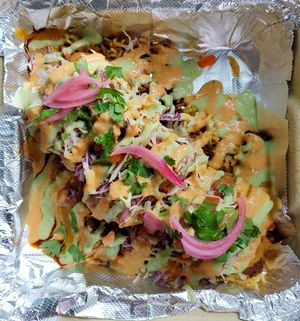 Mini "beeef" chimichangas at Village Taco in Columbus