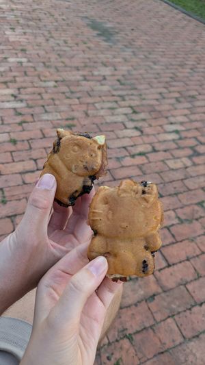 Chocolate waffles!!!! ♥️♥️ at Èrjiě Jīdàngāo 二姊雞蛋糕 in Tainan