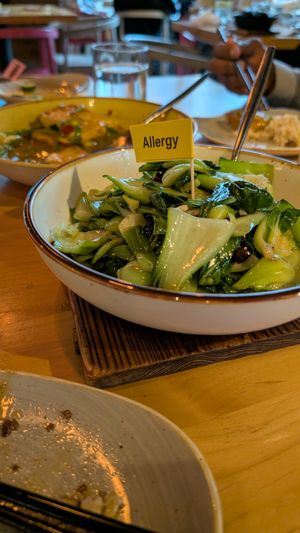 Bok choy at Sumiao Hunan Kitchen in Cambridge
