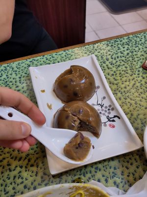 Red bean pudding at Po Lin Yuen 寶蓮苑素食 - Sai Ying Pun in Hong Kong Island