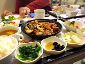 assorted mushrooms 菇菇豆腐 at Loving Hut - Hankou in Taichung