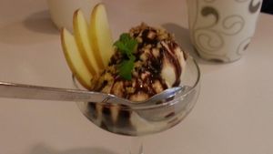 coconut ice cream at Loving Hut - Hankou in Taichung