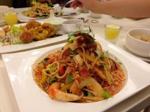 Delicious pasta at Loving Hut - Hankou in Taichung