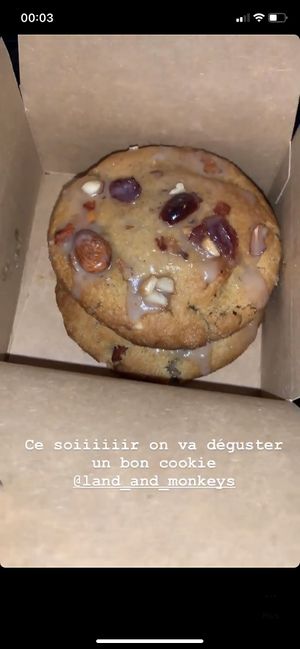 Cookie delicieux !!! at Land & Monkeys - Beaumarchais in Paris