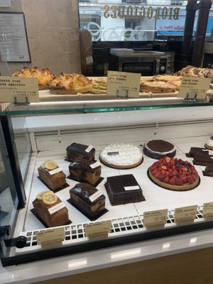 selection of pastries  at Land & Monkeys - Beaumarchais in Paris