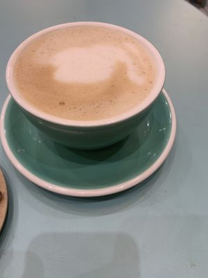 oat latte at Land & Monkeys - Beaumarchais in Paris