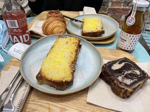 Croque Monsieur  at Land & Monkeys - Beaumarchais in Paris