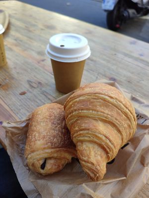Croissant at Land & Monkeys - Beaumarchais in Paris