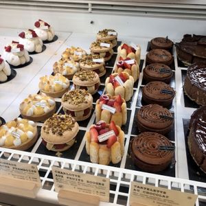 Only part of the cake display.  at Land & Monkeys - Beaumarchais in Paris