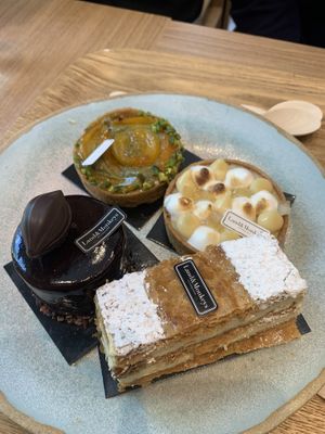 All delicious! The lemon meringue was perfect!   at Land & Monkeys - Beaumarchais in Paris