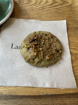 Pistachio cookie   at Land & Monkeys - Beaumarchais in Paris