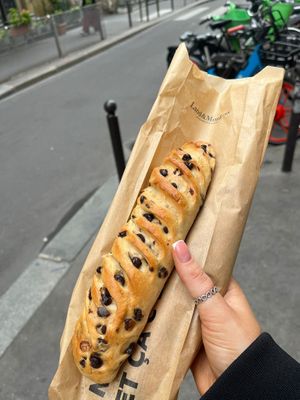 Pain au chocolat at Land & Monkeys - Beaumarchais in Paris