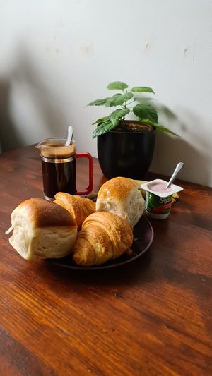 Brought the pastries back home at Land & Monkeys - Beaumarchais in Paris