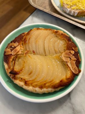 Pear tarte was flaky and light at Land & Monkeys - Beaumarchais in Paris