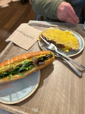 Yes please.  Seems like traditional French food on the go. at Land & Monkeys - Beaumarchais in Paris