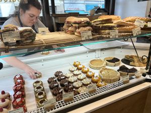 More patisserie, flans, sandwiches and croque monsieur   at Land & Monkeys - Beaumarchais in Paris