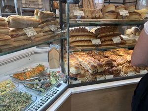 Brioches and breads  at Land & Monkeys - Beaumarchais in Paris