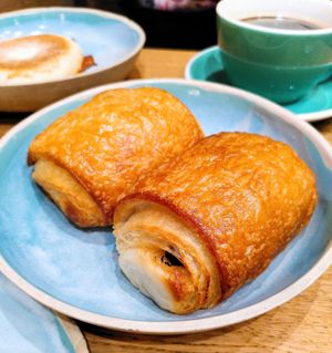 Pain au chocolat at Land & Monkeys - Beaumarchais in Paris