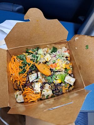 Mixed salad bar at Land & Monkeys - Beaumarchais in Paris