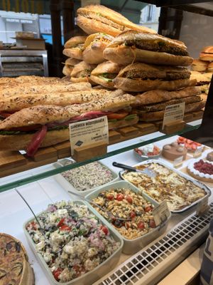 Salads and sandwiches   at Land & Monkeys - Beaumarchais in Paris