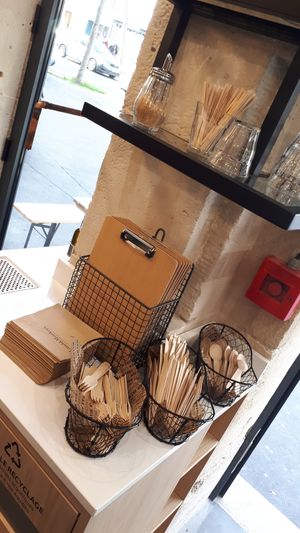 Eco waster ustensil at Land & Monkeys - Beaumarchais in Paris