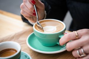 LOMI specialty coffee "Dolce Vita"  at Land & Monkeys - Beaumarchais in Paris