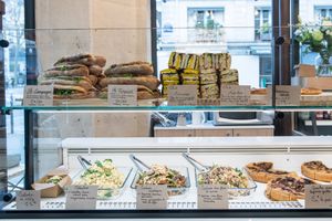 Quiche, salad, hot plate or sandwich for your meal? at Land & Monkeys - Beaumarchais in Paris