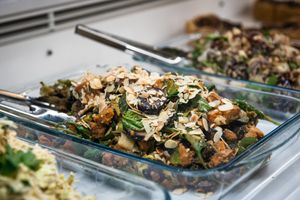 Different types of salads that change depending on the season at Land & Monkeys - Beaumarchais in Paris