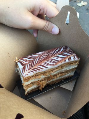 Mille feuilles vanille  at Land & Monkeys - Beaumarchais in Paris