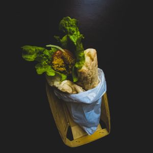 Falafel at Al Sanpietrino Trattoria in Lisbon