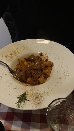 Gnocchi  at Al Sanpietrino Trattoria in Lisbon