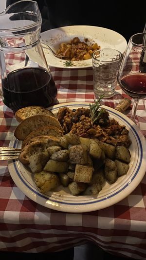 Comfort food. at Al Sanpietrino Trattoria in Lisbon