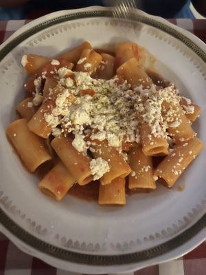 Rigatoni  at Al Sanpietrino Trattoria in Lisbon