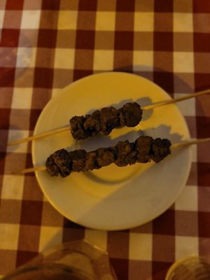 "Lammspieß" at Al Sanpietrino Trattoria in Lisbon