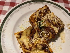 Lasagne   at Al Sanpietrino Trattoria in Lisbon