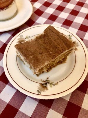Tiramisu  at Al Sanpietrino Trattoria in Lisbon